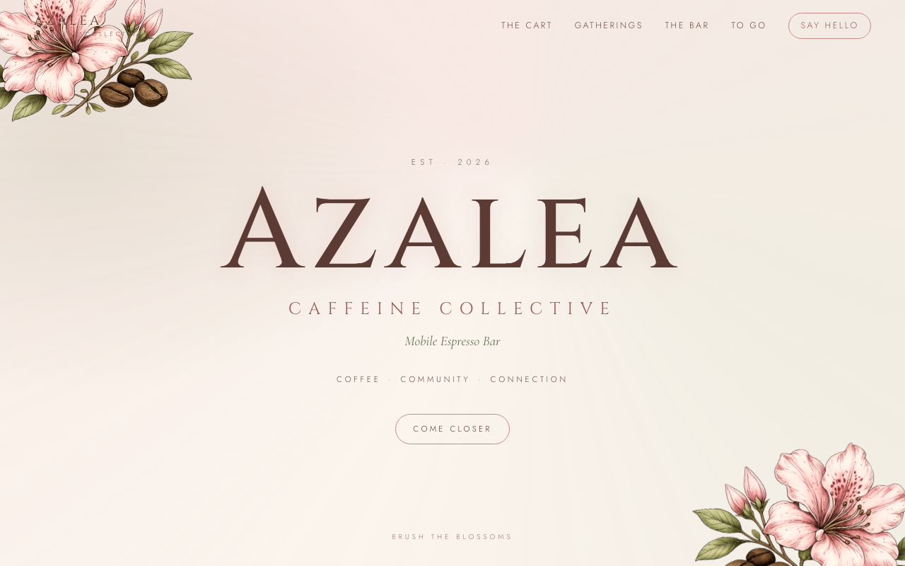 The Azalea Caffeine Collective home page